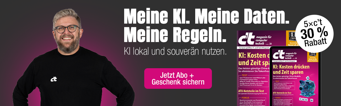 c't Angebot 5 Ausgabenn mit 30 % Rabatt, Redakteur