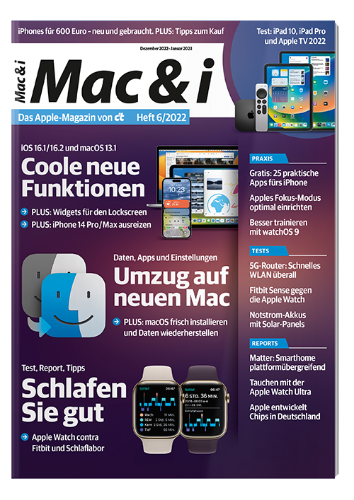 Mac & i Heft mit 50% Rabatt - 4 für 2